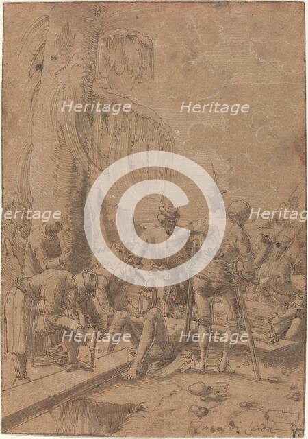 Christ Nailed to the Cross, c. 1512. Creator: Albrecht Altdorfer.