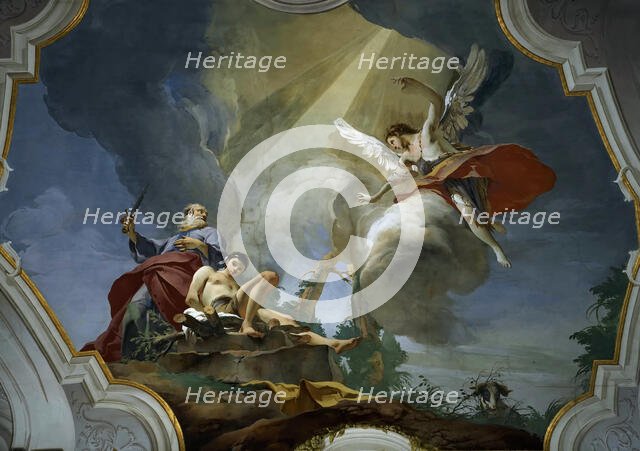 The Sacrifice of Isaac, ca 1728. Creator: Tiepolo, Giambattista (1696-1770).