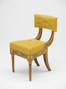 Side Chair, c. 1816. Creators: Unknown, John Philip Fondé.