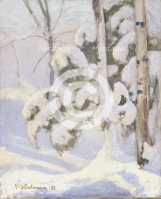 Winter Landscape, 1932. Creator: Pekka Halonen.