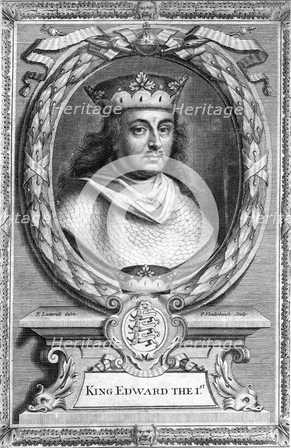 Edward I of England, (1239-1307).Artist: P Vanderbanck