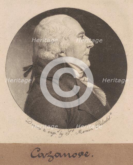 Théophile Cazanove, 1799. Creator: Charles Balthazar Julien Févret de Saint-Mémin.