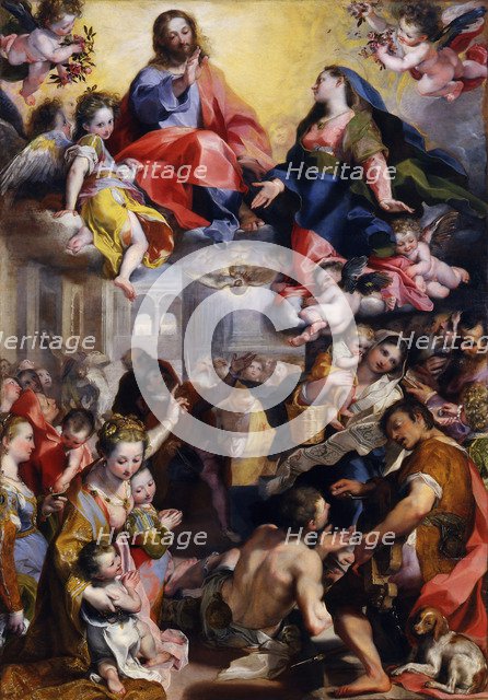 Madonna del Popolo, 1579. Artist: Barocci, Federigo (1528-1612)