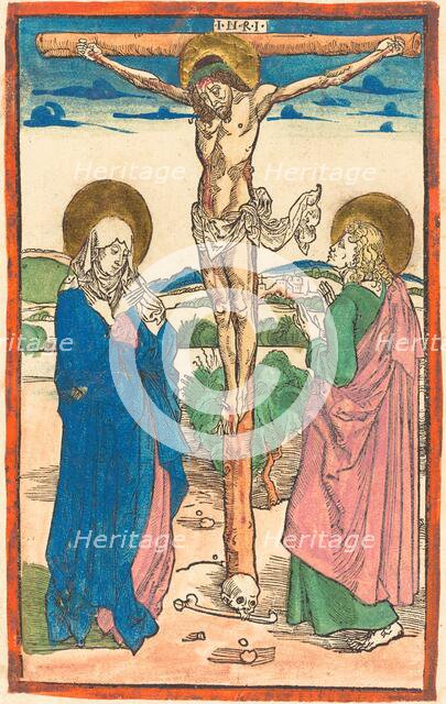 Christ on the Cross Between the Virgin and Saint John, 1493. Creator: Albrecht Durer.
