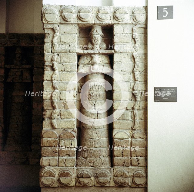 Detail showing the goddess Innana on the Facade of the Temple, c1475 BC. Artist: Unknown