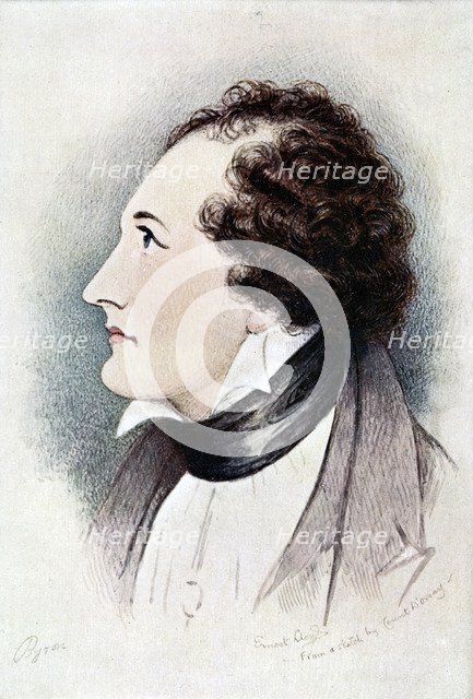 Lord Byron, Anglo-Scottish poet, early 19th century. Artist: Ernest Lloyd