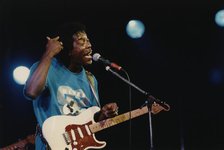 Buddy Guy, Cambridge Folk Festival, 1992. Creator: Brian Foskett.