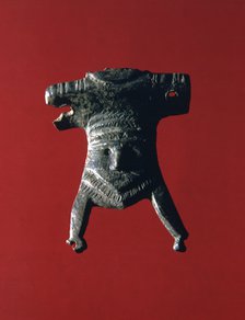 Bronze rivet, human figure shaped, of a furniture from Pamplona.