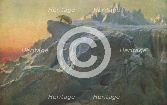 'Beyond Man's Footsteps', c1894, (c1930).  Creator: Briton Riviere.