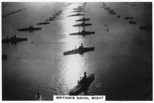 The British fleet at King George V's jubilee review, Spithead, July 1935, (1937). Artist: Unknown