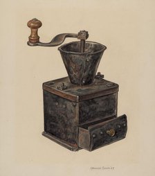 Coffee Mill, 1939. Creator: Clarence Secor.