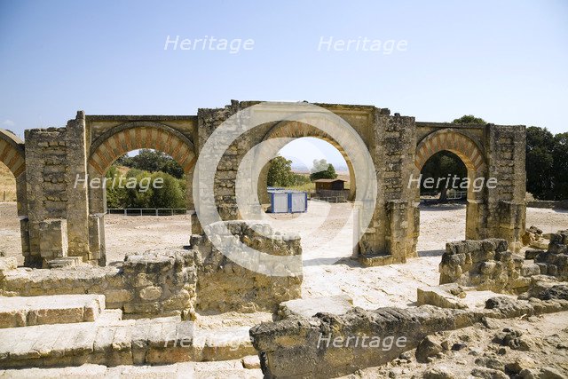 The Great Portico at Madinat al-Zahara (Medina Azahara), Spain, 2007. Artist: Samuel Magal