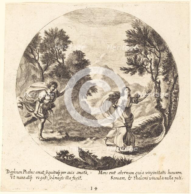 Apollo and Daphne, 1665. Creator: Georg Andreas Wolfgang.