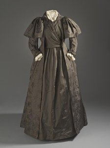Woman's tea gown by Liberty & Co. of London, c.1887. Creator: Unknown.