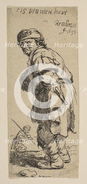 A Peasant Calling Out: "T is vinnich kout", 1634. Creator: Rembrandt Harmensz van Rijn.