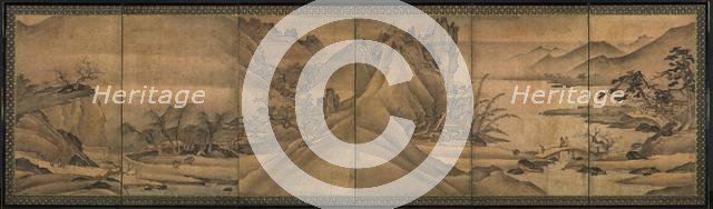 Landscape of the Four Seasons, early 1500s. Creator: Yi Sumun (Korean, b. c. 1404).