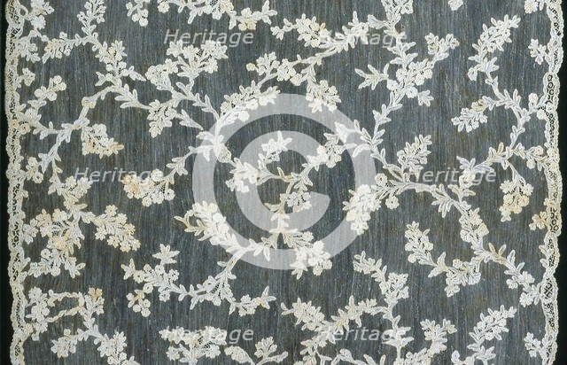 Flounce (Incomplete), Burano, 1760s. Creator: Unknown.