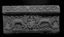 Lintel with the Hindu God Indra on His Elephant Mount, 10th century. Creator: Unknown.