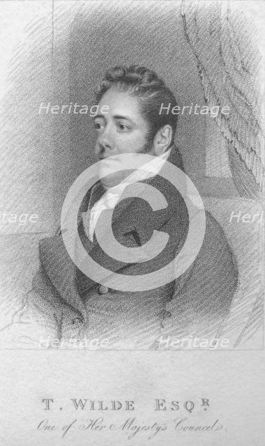 'T. Wilde, Esq., One of Her Majesty's Counsel', c1820. Creator: T Wright.
