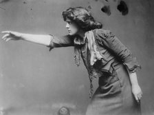 Gertrude Elliott posing with arm outstretched, 1910. Creator: Bain News Service.