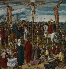 The Crucifixion, c.1540. Creator: Woensam, Anton (of Worms) (1492/1500-1541).