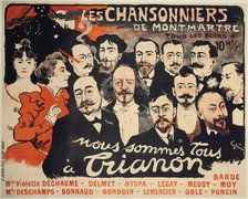 Les Chansonniers de Montmartre , c. 1890. Creator: Grün, Jules-Alexandre (1868-1938).