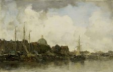 Townscape with a Domed Church, c.1872-c.1875. Creator: Jacob Henricus Maris.