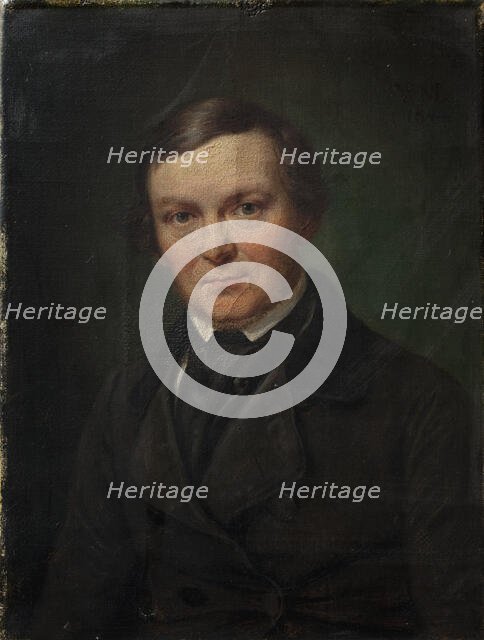 The Architect Gottlieb Bindesboll, 1844. Creator: Wilhelm Marstrand.