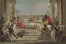 The Banquet of Cleopatra, 1740s. Creator: Tiepolo, Giambattista (1696-1770).