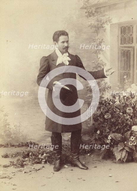 Nikolay Figner (1857-1918) as Lensky in opera Eugene Onegin by Pyotr Tchaikovsky, 1880s.