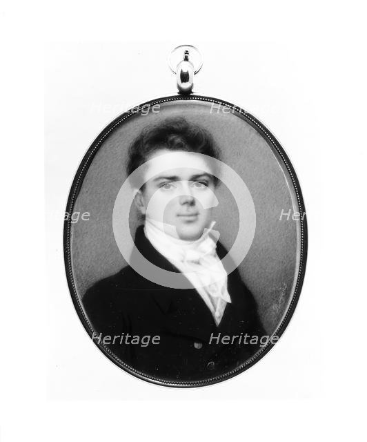 Portrait of a Gentleman, ca. 1820. Creator: Nathaniel Rogers.