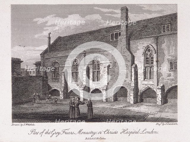 Christ's Hospital, London, 1812. Artist: James Lambert