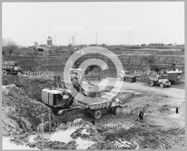 Berkeley Power Station, Berkeley, Ham and Stone, Stroud, Gloucestershire, 28/03/1957. Creator: John Laing plc.