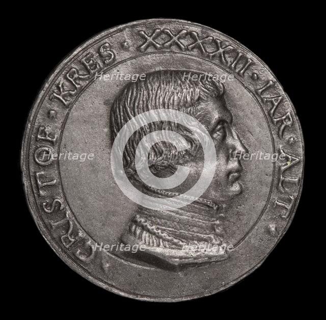 Christoph Kress von Kressenstein,1484-1535, Patrician and Diplomat [obverse], 1526. Creator: Matthes Gebel.