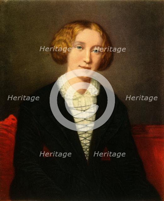 'George Eliot', c1850, (1942).  Creator: Francois d'Albert Durade.