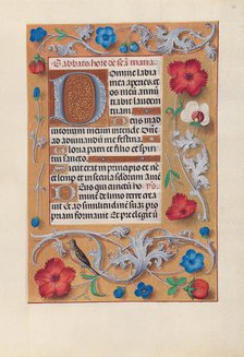 Hours of Queen Isabella the Catholic, Queen of Spain: Fol. 81r, c. 1500. Creator: Master of the First Prayerbook of Maximillian (Flemish, c. 1444-1519); Associates, and.