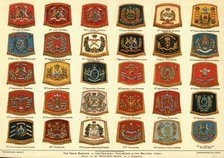 'The Drum Banners of the Cavalry Regiments of the British Army', 1902. Artist: Unknown.