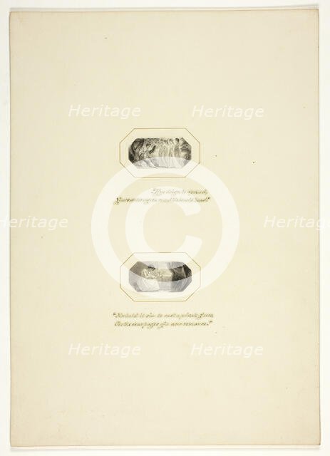 Study for a plate from The Triumphs of Temper, in the 1796 Royal Engagements Pocket Book, c. 1795. Creator: Thomas Stothard.
