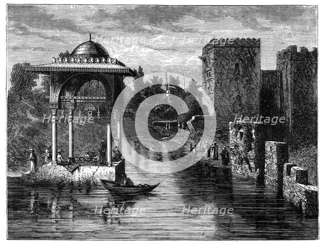 The environs of Damascus, Syria, c1890. Artist: Unknown