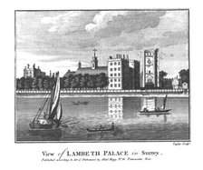 'View of Lambeth Palace in Surrey.', late 18th century. Artist: Taylor.