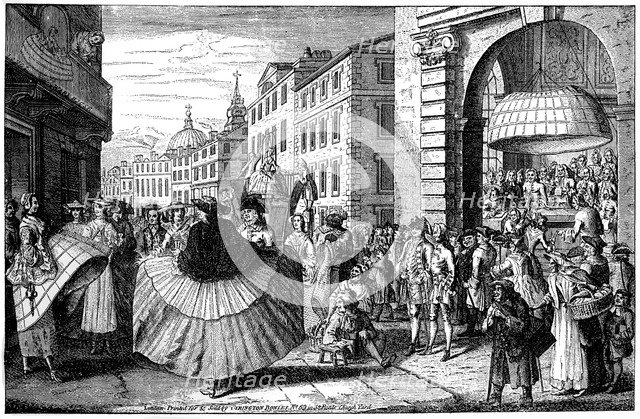 'The Review', 18th century. Artist: John June