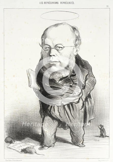 Proudhon, 1849. Creator: Honore Daumier.