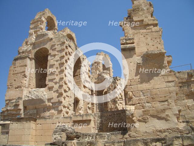 Amphitheatre of El Jem, Tunisia, 2009. Creator: Amanda Waite.