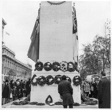 The Cenotaph, Whitehall, Westminster, City of Westminster, Greater London Authority, 1960-1985. Creator: Leonard Robin Mattock.