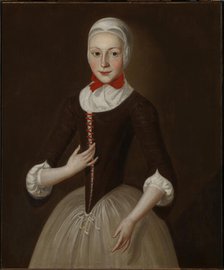 Young Moravian Girl, ca. 1755-1760. Creator: John Valentine Haidt.