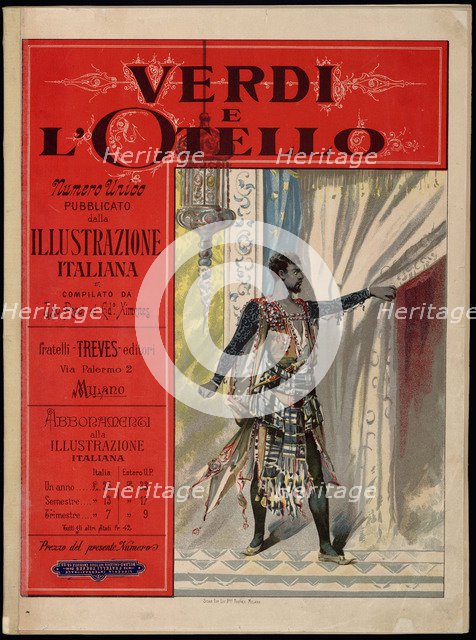 Special issue of the periodical Illustrazione Italiana, dedicated to the premiere of Otello, 1887.