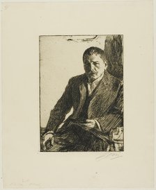 Self-Portrait 1904 II, 1904. Creator: Anders Leonard Zorn.