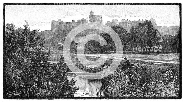 Windsor Castle, 1900.Artist: William Henry James Boot