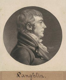 Laughlin, 1806. Creator: Charles Balthazar Julien Févret de Saint-Mémin.