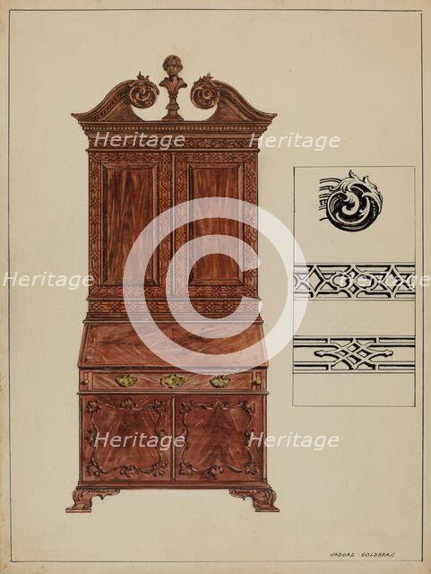 Secretary, c. 1936. Creator: Isadore Goldberg.